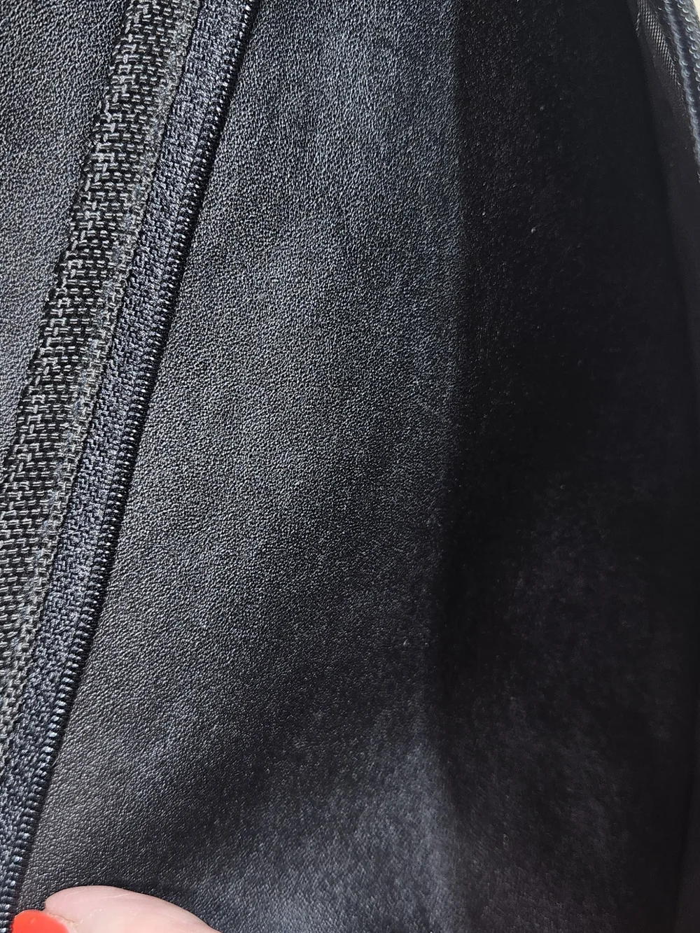 Fontini Black Leather Messenger Bag Travel Business Professional Office